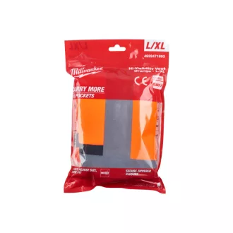 Viditeľná vesta MILWAUKEE, oranžová - L/XL