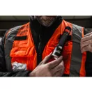 MILWAUKEE Premium Visibility Vest, oranžová - L/XL