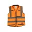 MILWAUKEE Premium Visibility Vest, Orange - XXL/XXXL