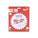 MILWAUKEE Pílový kotúč na drevo 165 x 20 x 1,6 mm / 24T ATB