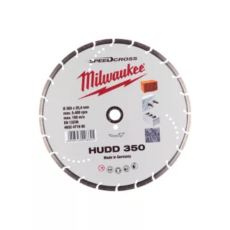   Diamantový rezací kotúč MILWAUKEE 350 x 2,6 x 8 x 25,4 mm Segmentovaný HUDD