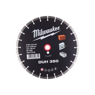   Diamantový rezací kotúč MILWAUKEE 350 x 2,8 x 10 x 25,4 mm Segmentovaný DUH