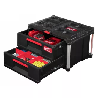 MILWAUKEE Úložná komoda s 2 zásuvkami PACKOUT