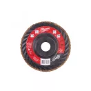 MILWAUKEE Lamelový brúsny kotúč 125 x 22,2 mm / P60 keramické zrno SLC50 Cera Turbo
