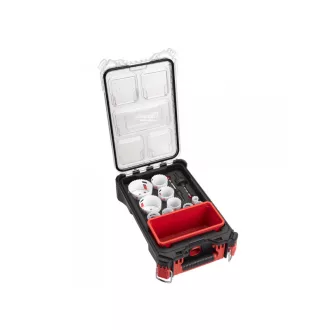   Súprava kruhového dierovača MILWAUKEE 12-dielna bimetalová v Co Packout organizér s otvormi
