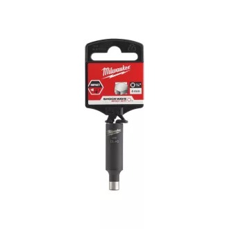   MILWAUKEE Strojový dlhý nástrčný kľúč 1/4" 4 mm CrMo