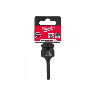   MILWAUKEE Strojový dlhý nástrčný kľúč Torx 1/2" T30 CrMo
