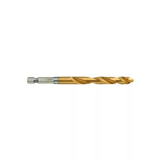   MILWAUKEE Vrták 8,0 x 111/70 mm HSS-G TiN, červená HEX - Shockwave™ (5 ks)