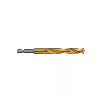   MILWAUKEE Vrták 10,0 x 120/76 mm HSS-G TiN, červená HEX - Shockwave™ (5 ks)