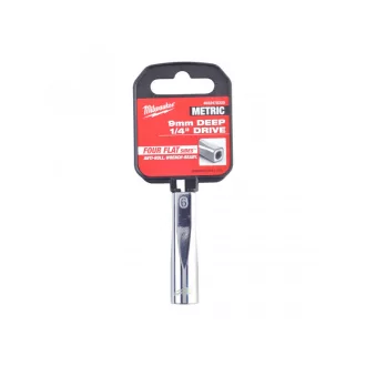MILWAUKEE Dlhý nástrčný kľúč 1/4" 9 mm