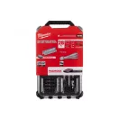 MILWAUKEE Sada nástrčných kľúčov 28 kusov 1/4" 5-15 mm v PACKOUT úzky organizér