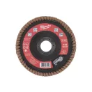 MILWAUKEE Lamelový brúsny kotúč 115 x 22,2 mm / keramické zrno P40