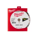 MILWAUKEE Diamantový rezací kotúč 350 x 2,8 x 10 x 25,4 mm segmentovaný ADD