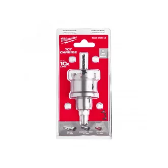   MILWAUKEE TCT Kruhový vyrezávač 38 mm, 3-bodové upínanie, nerezová oceľ