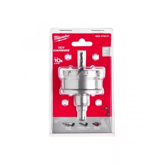   MILWAUKEE TCT Kruhový vykružovák 60 mm s 3-stranným upínaním nehrdzavejúca oceľ