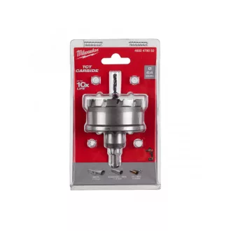   MILWAUKEE TCT kruhový vyrezávač 64 mm s trojstranným upnutím, nerez