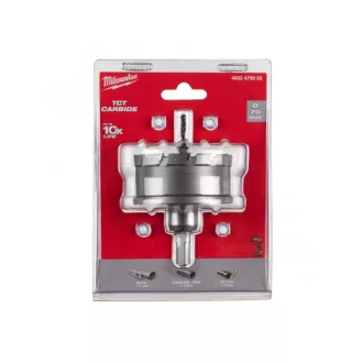   MILWAUKEE TCT kruhový vykružovací vrták 70 mm, trojstranné upnutie, nerez