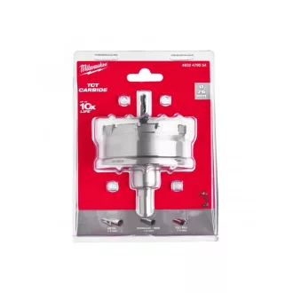   MILWAUKEE TCT kruhový vykružovač 76 mm s trojbodovým upínaním nerez