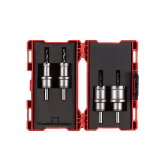   MILWAUKEE TCT Súprava kruhových rezačiek 4 diely 16/20/25/32 mm s 3-stranným upínaním inox