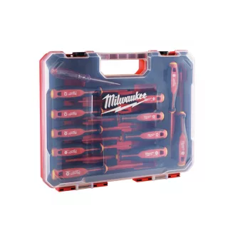   Sada skrutkovačov MILWAUKEE 12 dielna 1000 V izolovaná trojlaločná