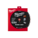 MILWAUKEE Diamantový rezací kotúč 350 x 3,1 x 10 x 25,4 mm segmentovaný Silent SUDD