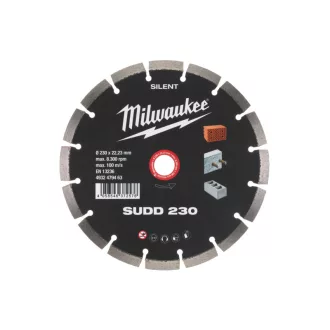   MILWAUKEE Diamantový rezací kotúč 230 x 3,0 x 10 x 22,2 mm segmentovaný Silent SUDD