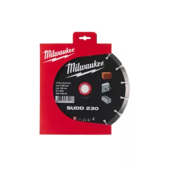   MILWAUKEE Diamantový rezací kotúč 230 x 3,0 x 10 x 22,2 mm segmentovaný Silent SUDD
