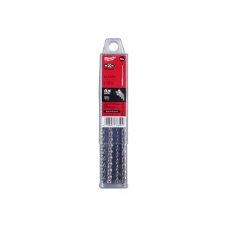   MILWAUKEE Vrták do kameňa 6,5 x 165/100 mm štvorbřitý SDS-Plus (10 ks)