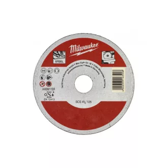   MILWAUKEE Rezný kotúč na kov 115 x 1,0 x 22,2 mm ECO SCS 41