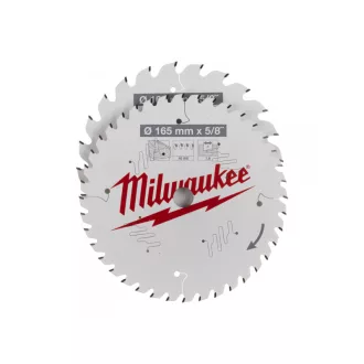   MILWAUKEE Pílový kotúč na drevo 165 x 15,87 x 1,6 mm / 24T + 40T