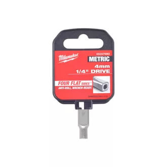 MILWAUKEE Nástrčný kľúč 1/4" 4 mm