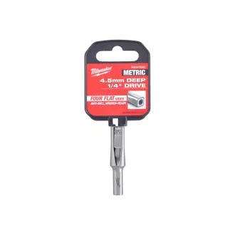MILWAUKEE Dlhý nástrčný kľúč 1/4" 4,5 mm