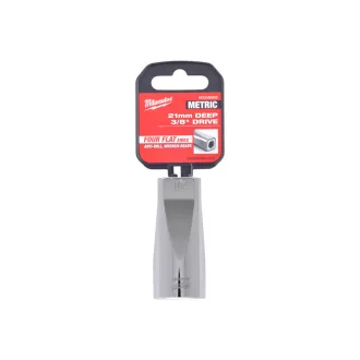 MILWAUKEE Dlhý nástrčný kľúč 3/8" 21 mm