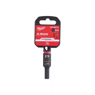   MILWAUKEE Strojový dlhý nástrčný kľúč 1/4" 4,5 mm CrMo
