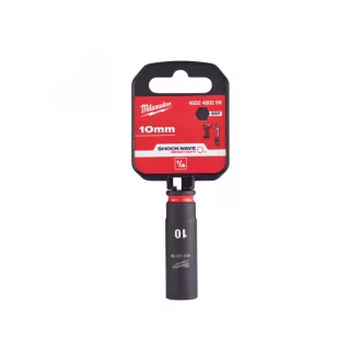  MILWAUKEE Strojový dlhý nástrčný kľúč 1/4" 10 mm CrMo