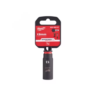   MILWAUKEE Strojový dlhý nástrčný kľúč 1/4" 13 mm CrMo