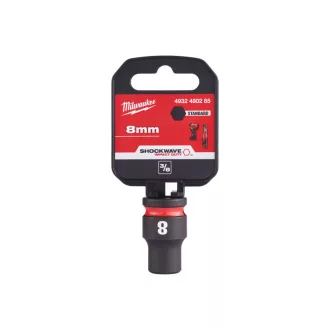 MILWAUKEE Strojový nástrčný kľúč 3/8" 8 mm CrMo