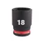 MILWAUKEE Strojový nástrčný kľúč 3/8" 18 mm CrMo