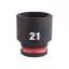 MILWAUKEE Strojový nástrčný kľúč 3/8" 21 mm CrMo