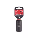 MILWAUKEE Strojový dlhý nástrčný kľúč 3/8" 21 mm CrMo
