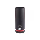 MILWAUKEE Strojový dlhý nástrčný kľúč 1/2" 21 mm CrMo