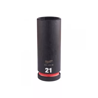   MILWAUKEE Strojový dlhý nástrčný kľúč 1/2" 21 mm CrMo