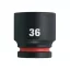 MILWAUKEE Strojový nástrčný kľúč 3/4" 36 mm CrMo