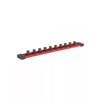   MILWAUKEE Nosná lišta pre 10 ks 3/8" nástrčného kľúča 350 mm