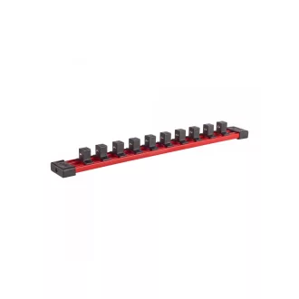   MILWAUKEE Nosná lišta pre 10 ks 1/2" nástrčného kľúča 350 mm