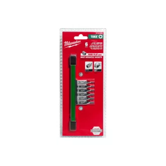 MILWAUKEE Torx sada bitov do skrutkovača 6 dielna 1/4"