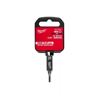 MILWAUKEE Bitový skrutkovač Imbusz 1/4" 2,5 mm Hex