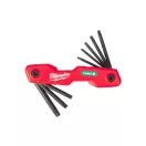 MILWAUKEE Torx sada kľúčov 8 dielov, skladacia