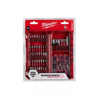   MILWAUKEE Sada skrutkovacích bitov 75 kusov Shockwave XL BOX (TX)