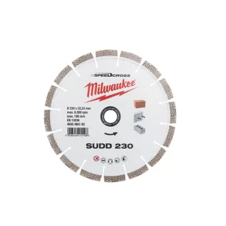   MILWAUKEE Diamantový rezací kotúč 230 x 3,4 x 15 x 22,2 mm segmentovaný SUDD